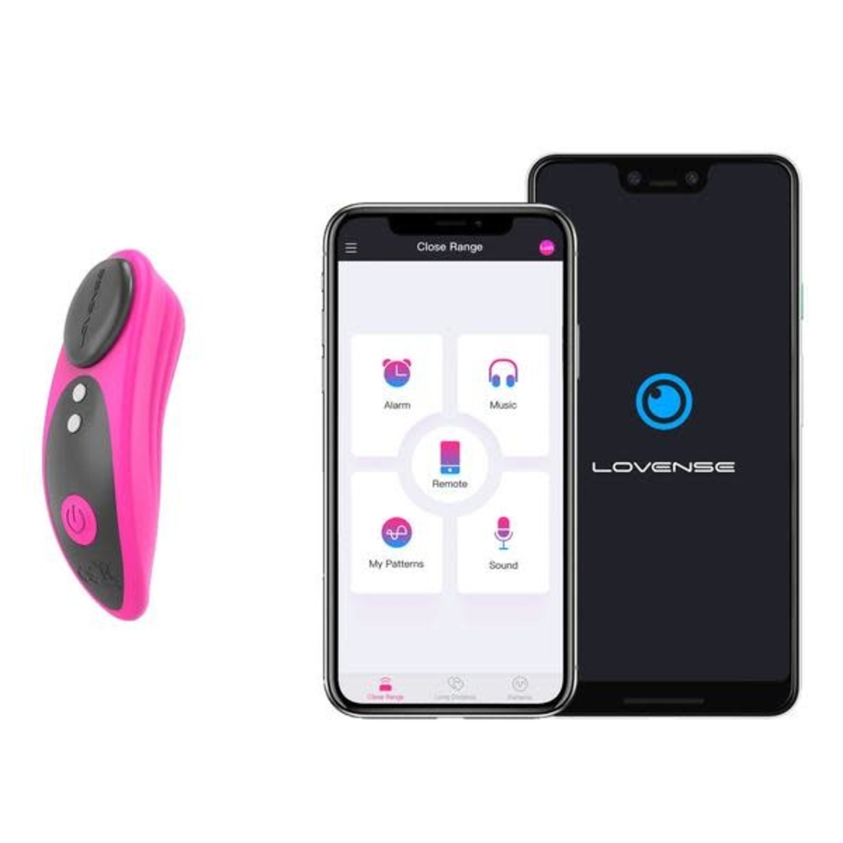 LOVENSE LOVENSE - FERRI - BLUETOOTH REMOTE-CONTROLLED PANTY VIBRATOR - PINK