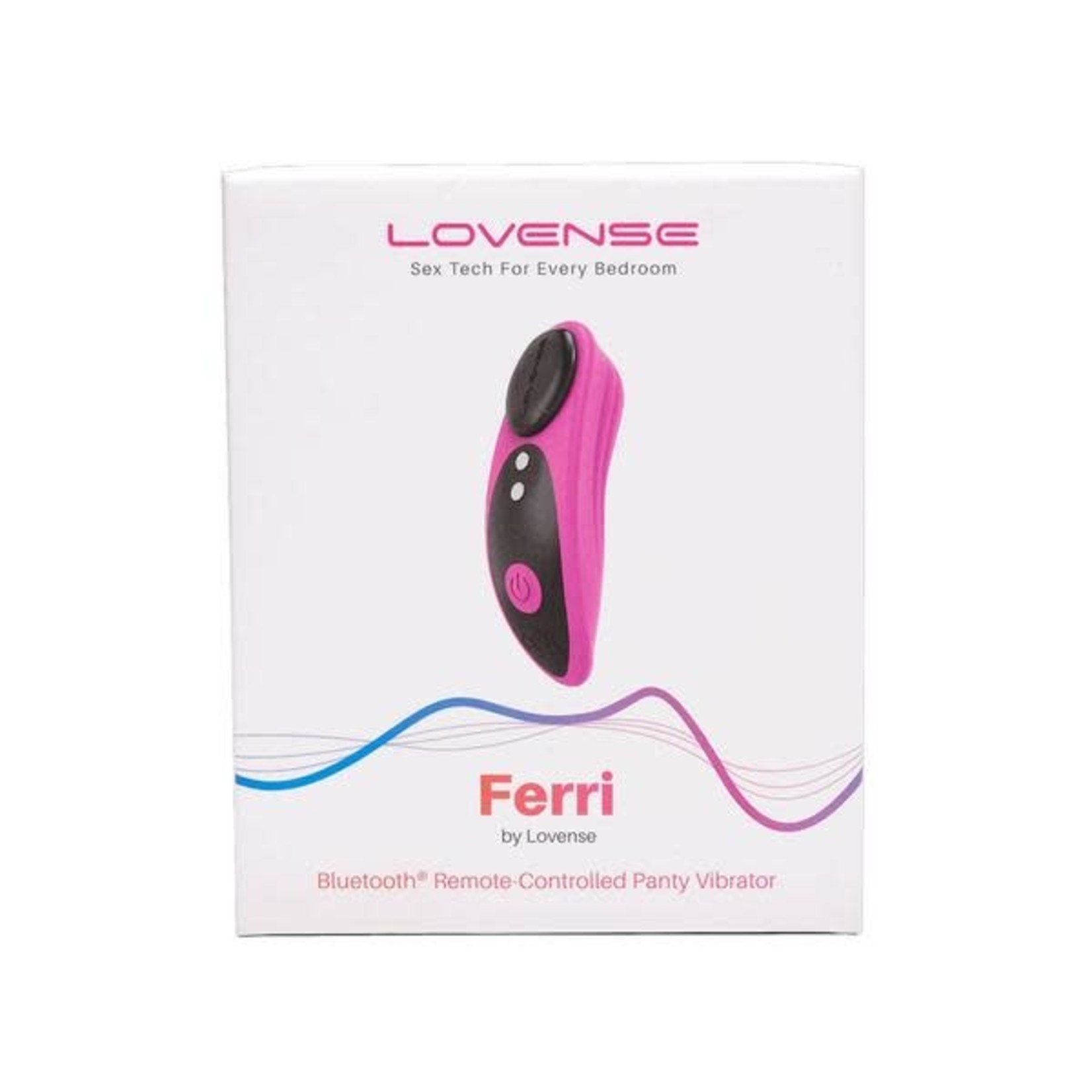 LOVENSE LOVENSE - FERRI - BLUETOOTH REMOTE-CONTROLLED PANTY VIBRATOR - PINK