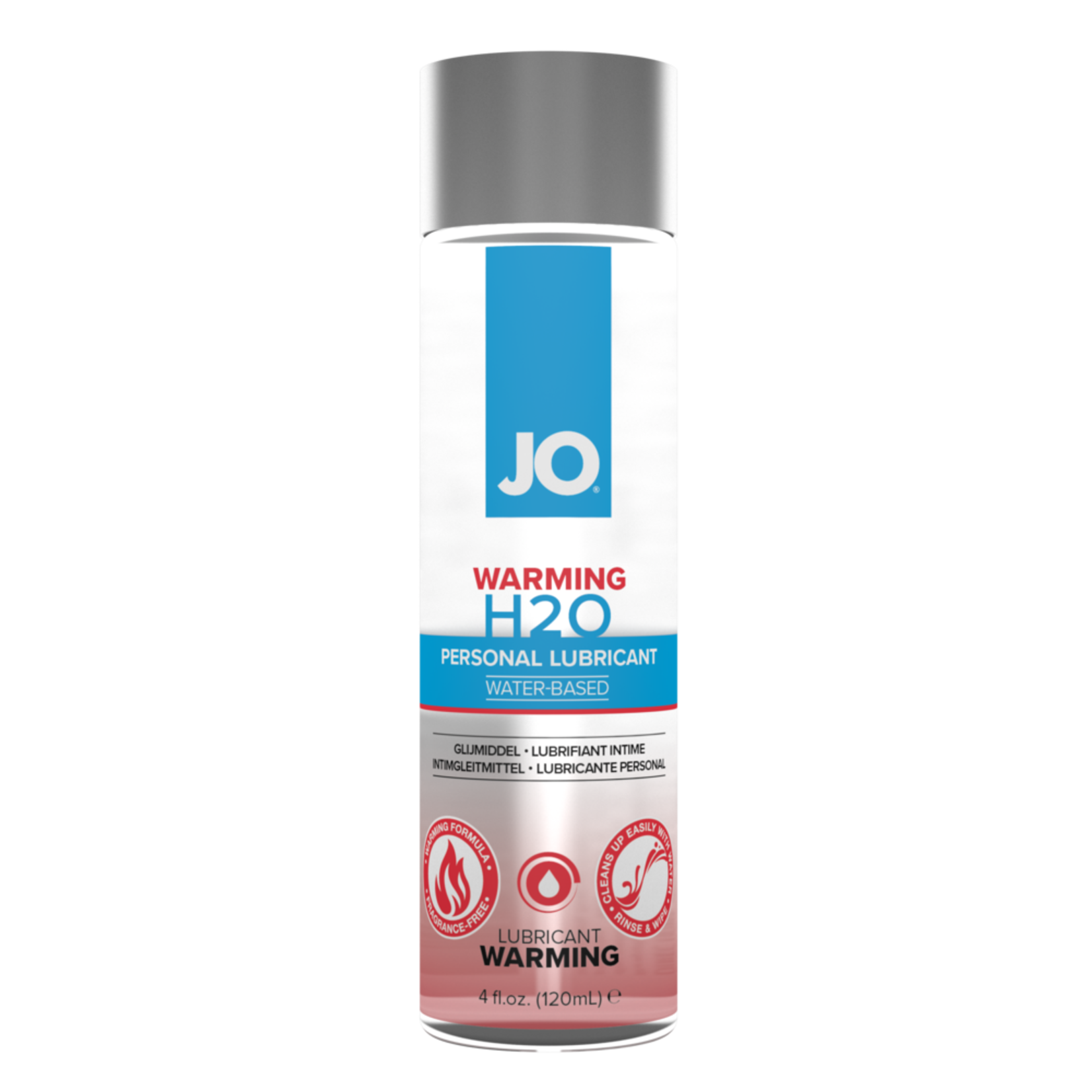 SYSTEM JO JO H2O - WARMING - LUBRICANT 4 FLOZ / 120 ML