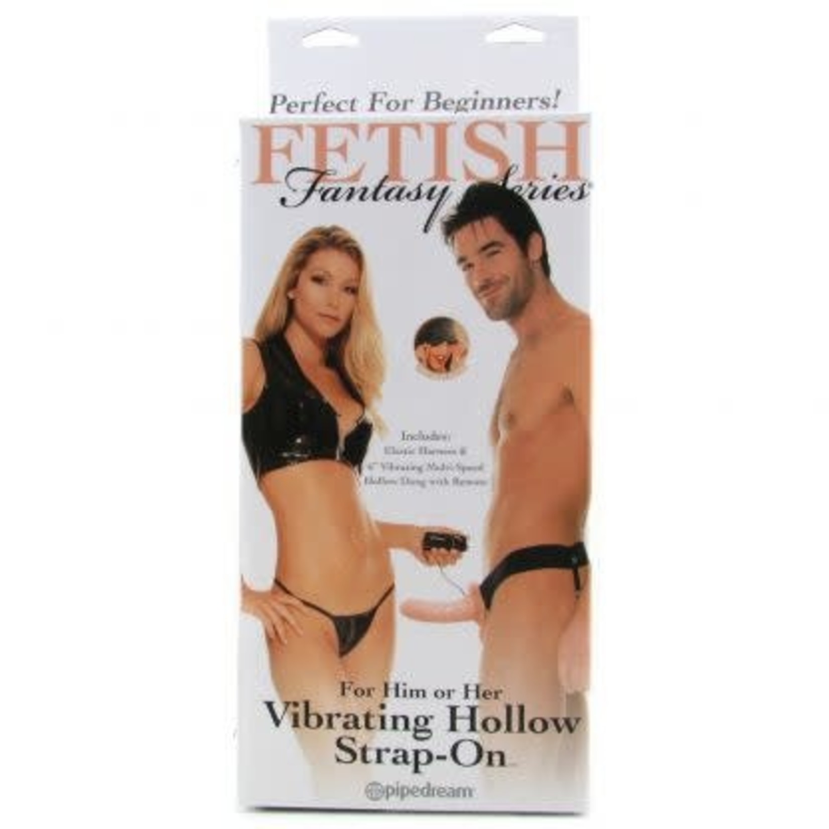 FETISH FANTASY FETISH FANTASY FOR HIM OR HER VIBRATING HOLLOW STRAP-ON LIGHT