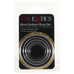 CALEXOTICS CALEXOTICS - BLACK RUBBER RING PACK (x3)