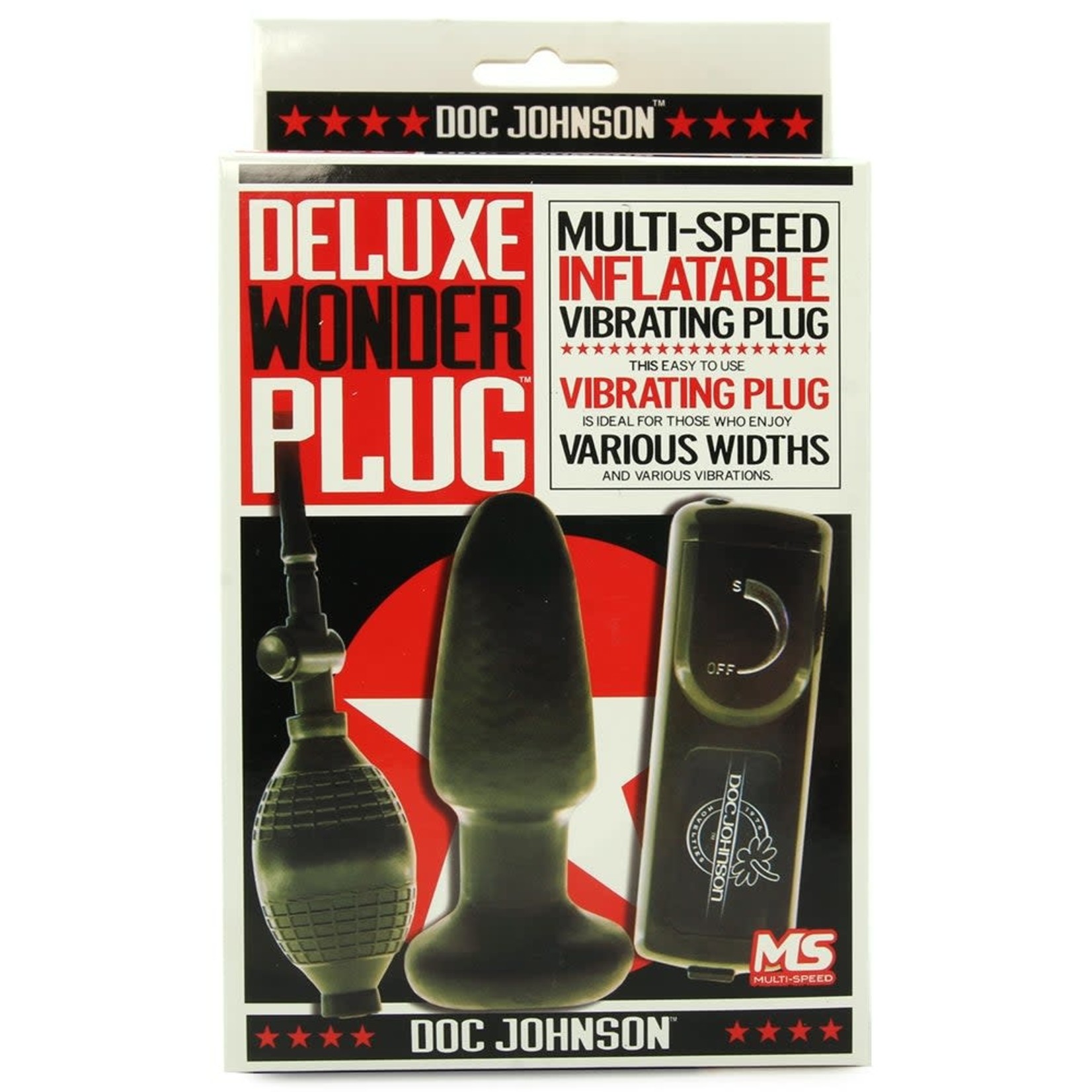 DOC JOHNSON DELUXE WONDER PLUG BLACK