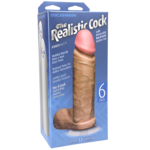 VAC-U-LOCK REALISTIC DONG 6" - FLESH VAC-U-LOCK