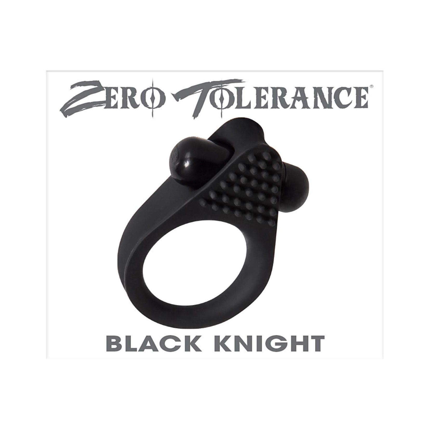 ZERO TOLERANCE ZERO TOLERANCE BLACK KNIGHT VIBRATING COCK RING