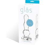 GLAS 4" GLASS PLUG - CLEAR