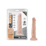 DR. SKIN BLUSH - DR. SKIN SILICONE - DR. CARTER - 7 INCH DONG WITH SUCTION CUP - VANILLA