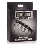 STRICT STRICT LEATHER GATES OF HELL LEATHER CHASTITY DEVICE
