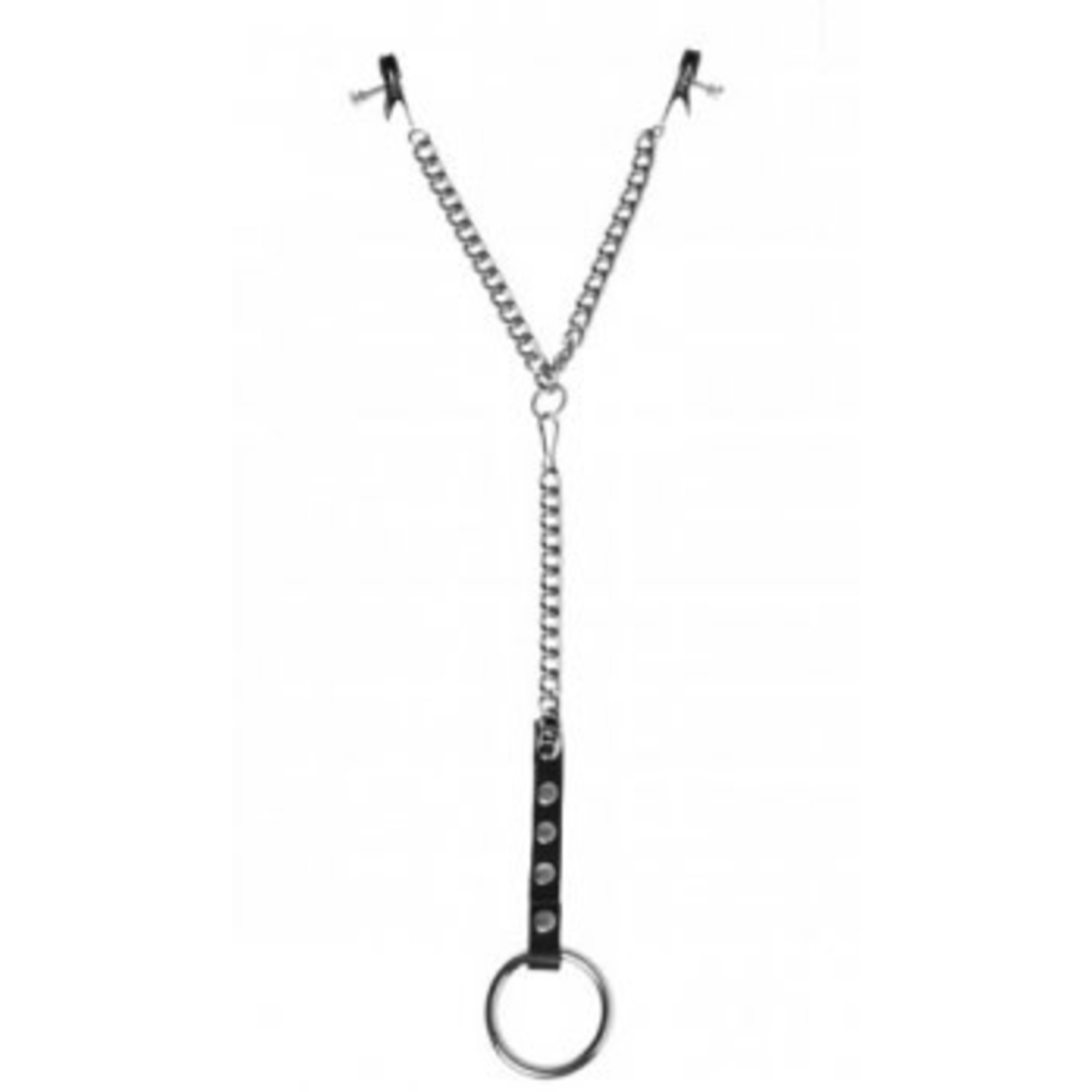 MASTER SERIES MASTER SERIES - NIPPLE CLAMPS AND COCK RING SET