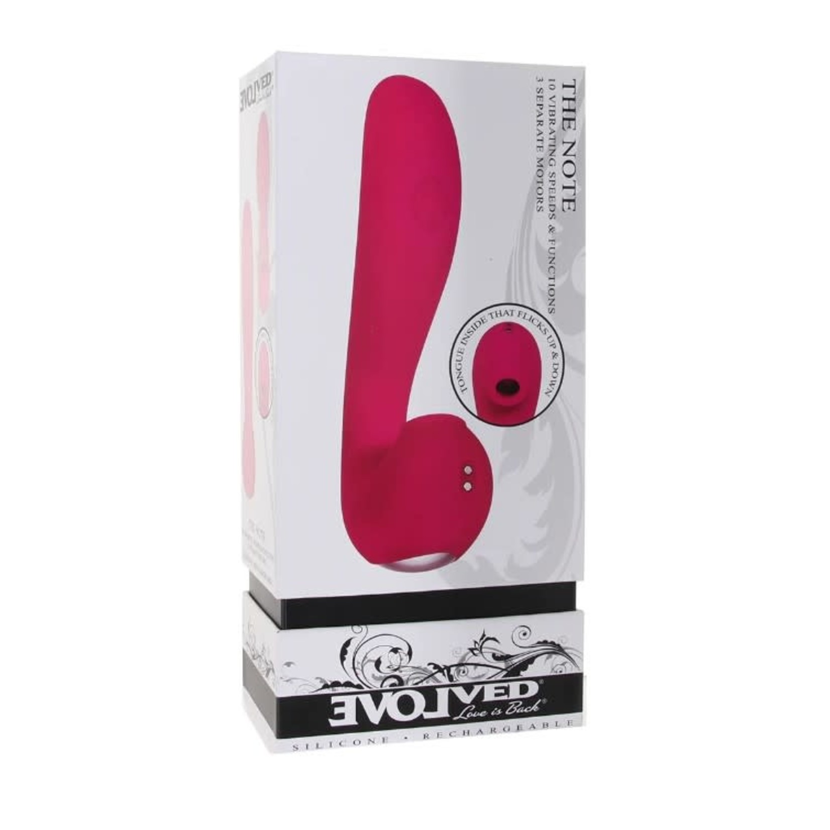 EVOLVED EVOLVED - THE NOTE TRIPLE MOTOR SILICONE VIBE