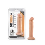 DR. SKIN BLUSH - DR. SKIN PLUS - 6 INCH POSABLE DILDO - VANILLA