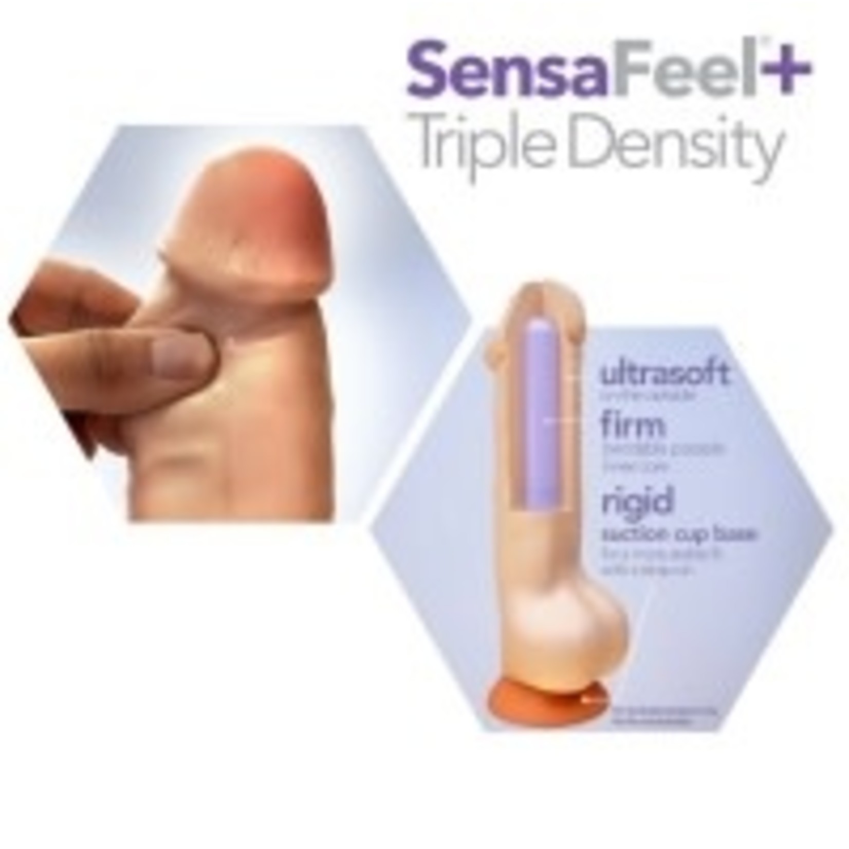 DR. SKIN BLUSH - DR. SKIN PLUS - 6 INCH POSABLE DILDO - VANILLA