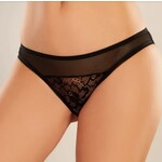 ALLURE LINGERIE ALLURE ADORE -JUST A RUMOUR PANTY -BLACK -ONE SIZE