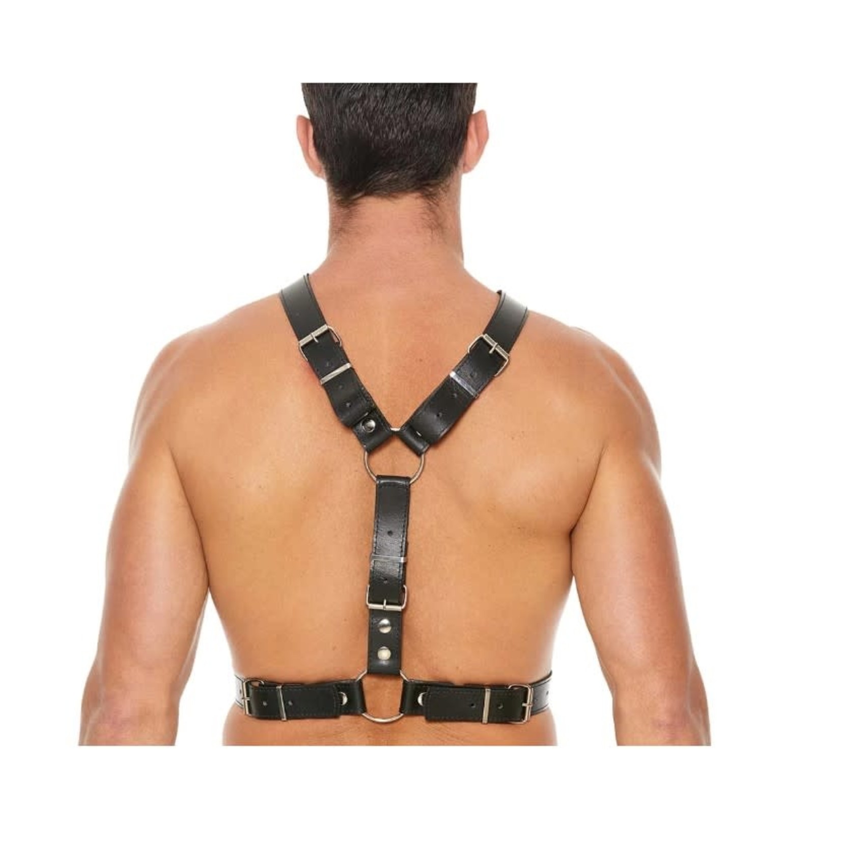 OUCH OUCH! CHEST HARNESS WITH METAL BIT