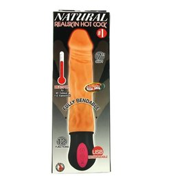 NATURAL REALSKIN 7 INCH HOT COCK #1