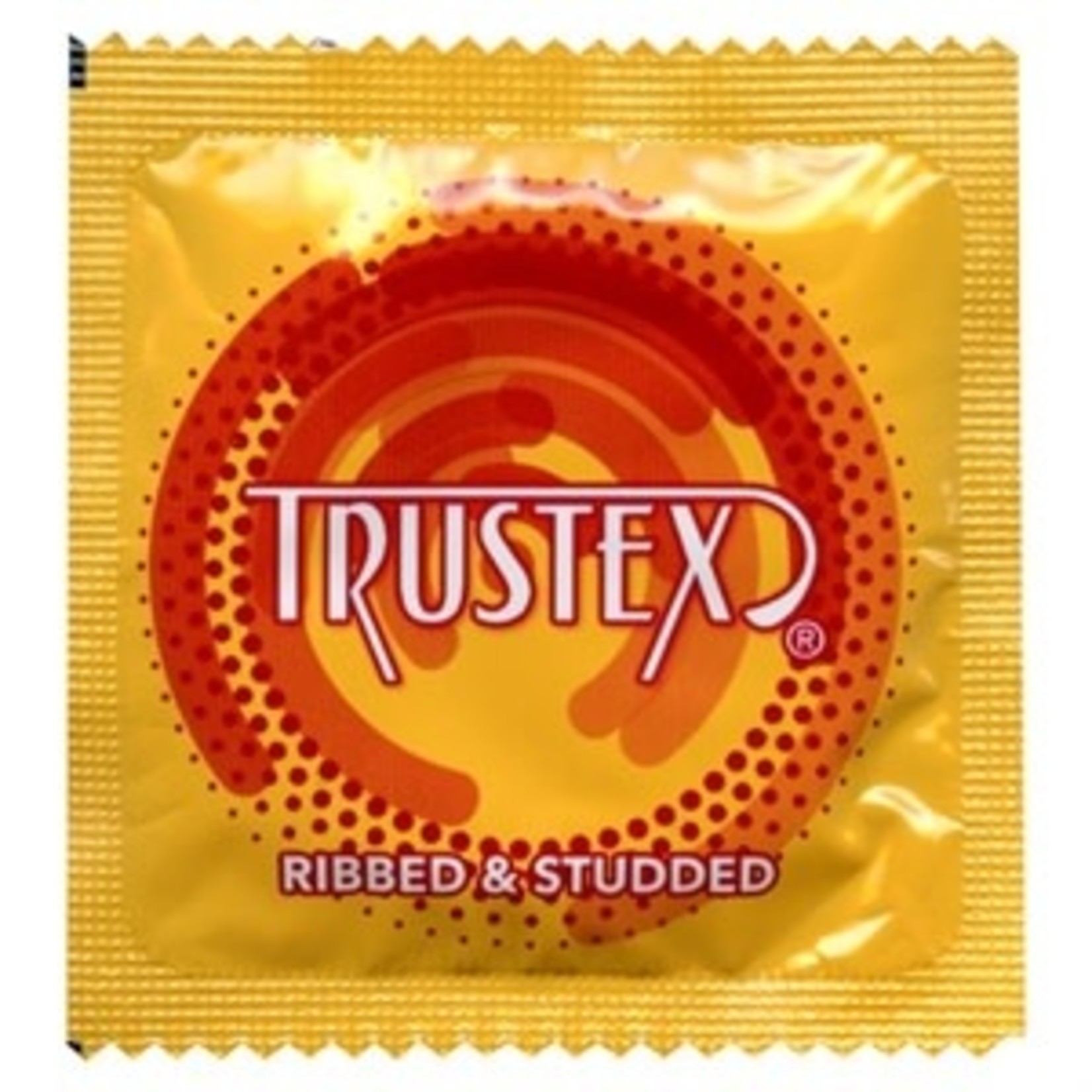 CONDOM TRUSTEX RIBBED STUDDED LUBRICATED