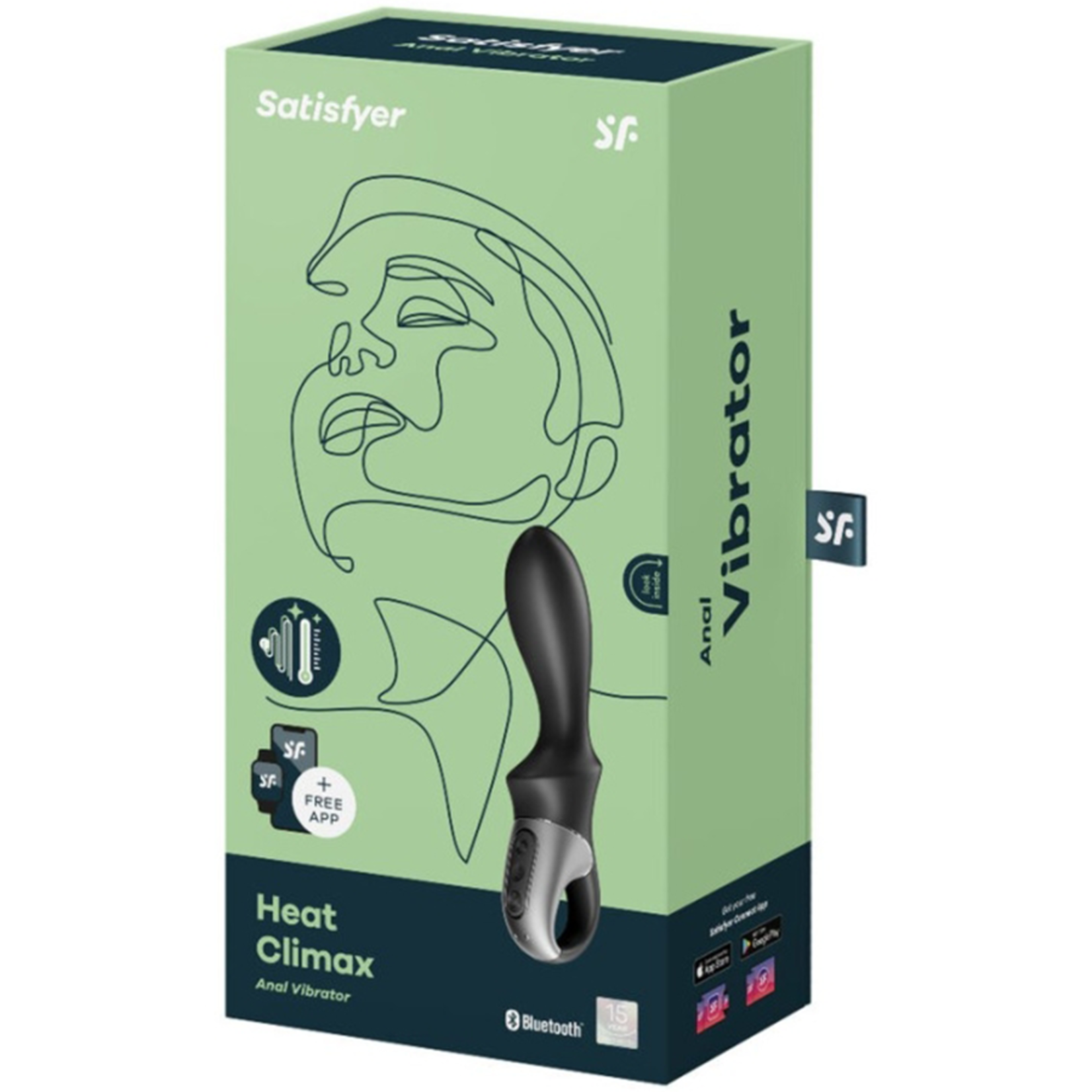 SATISFYER SATISFYER HEAT CLIMAX BLACK