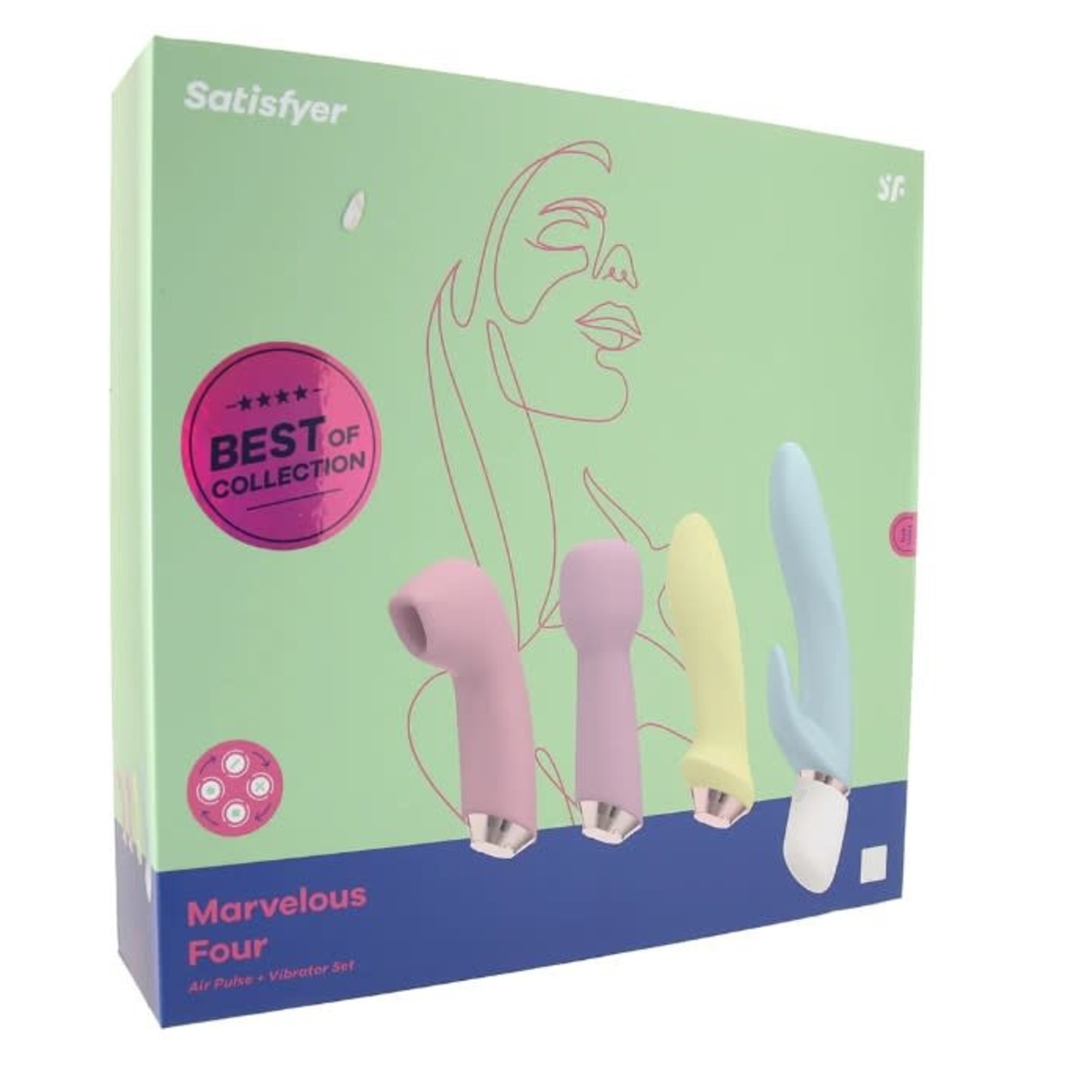 SATISFYER SATISFYER MARVELOUS FOUR ASSORTED
