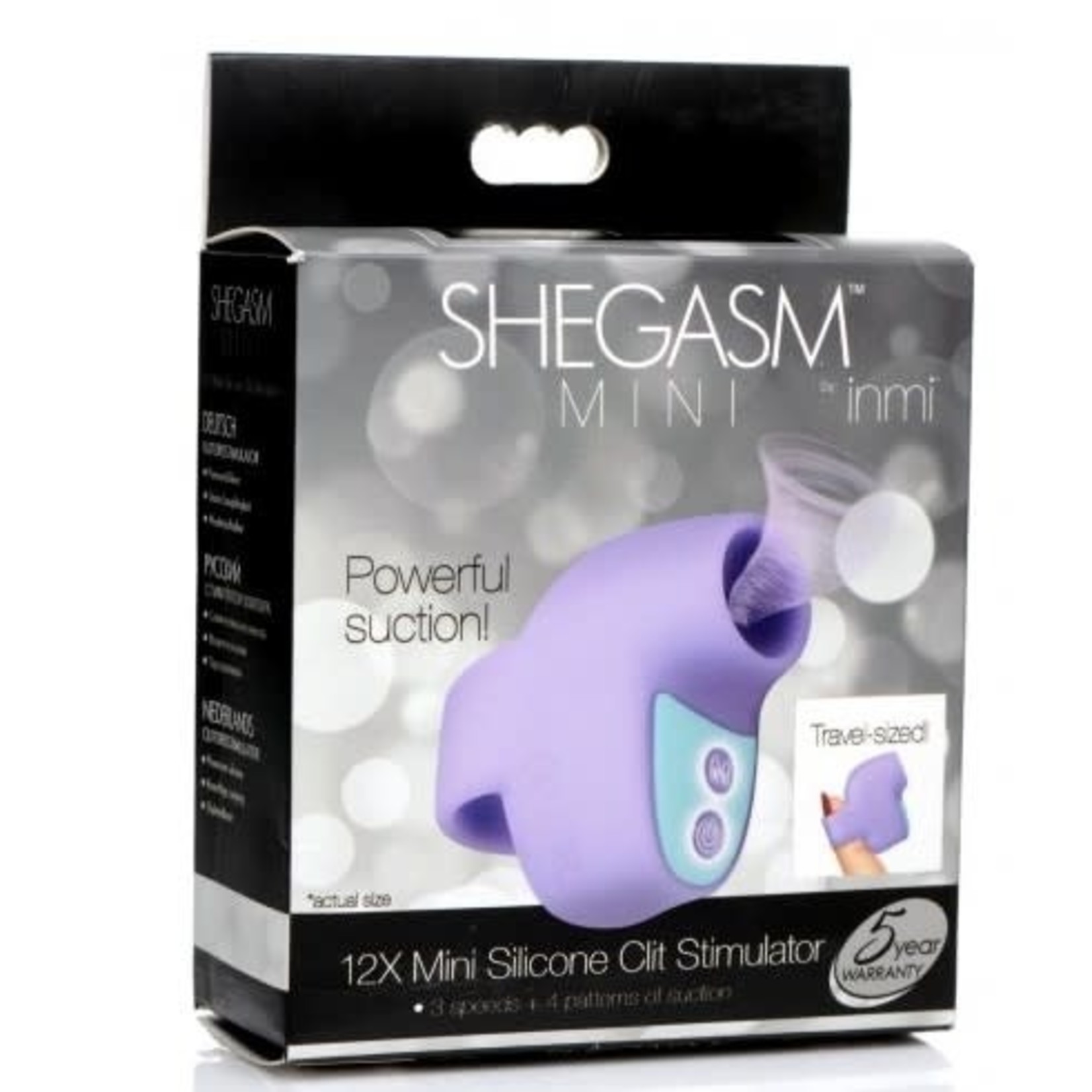 SHEGASM - MINI 12X MINI SILICONE CLIT STIMULATOR - PURPLE