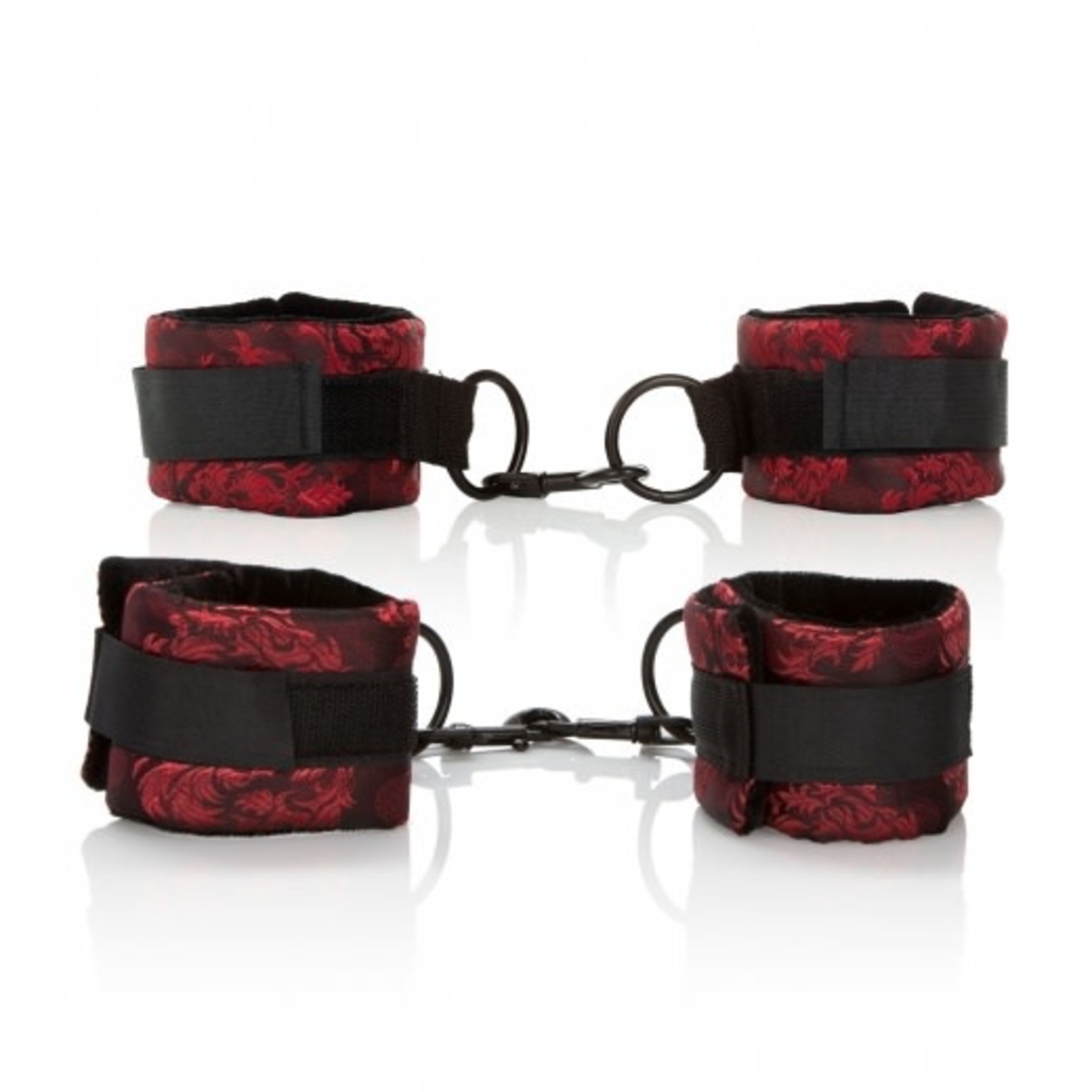 CALEXOTICS SCANDAL UNIVERSAL CUFF SET - RED