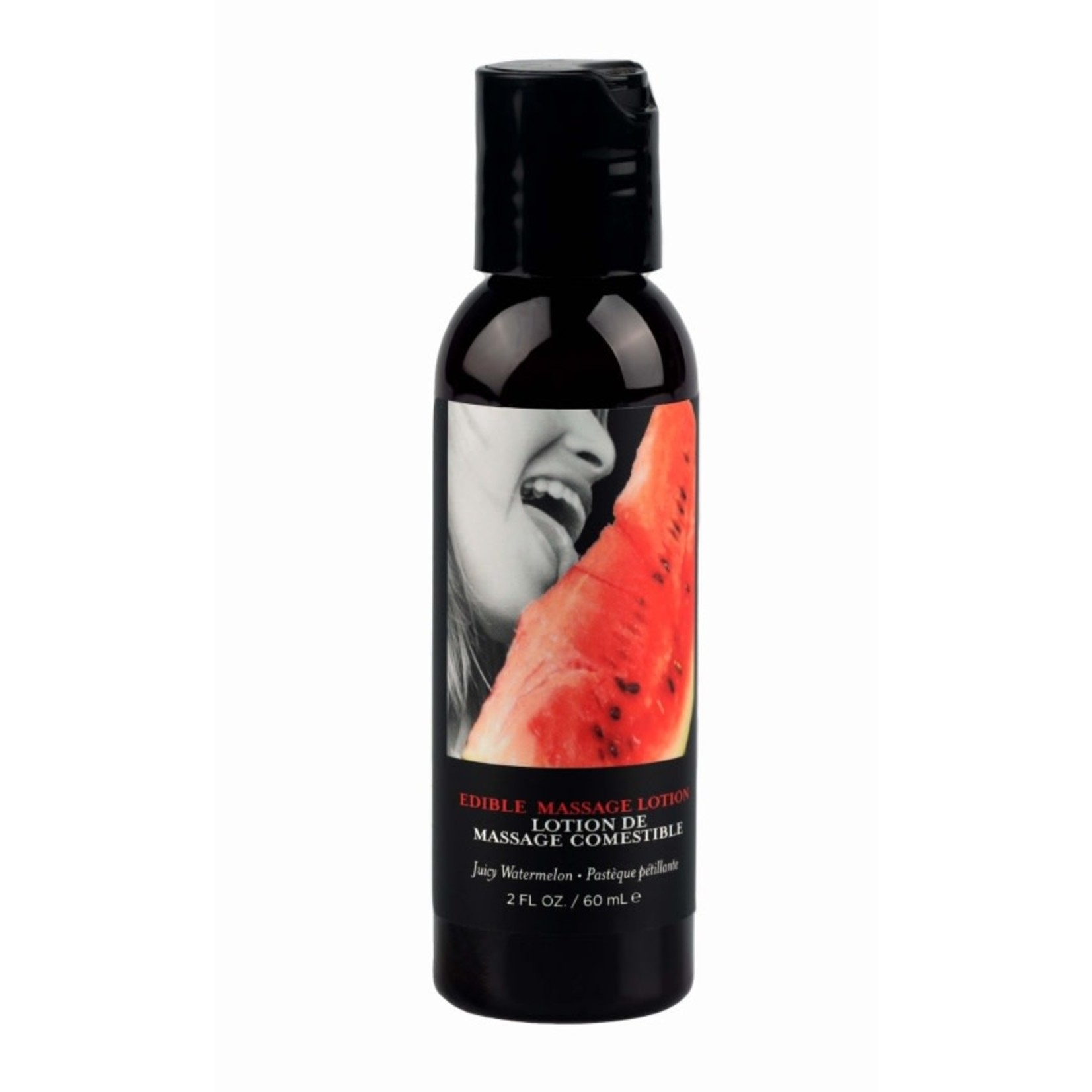 EARTHLY BODY EARTHLY BODY - EDIBLE MASSAGE LOTION WATERMELON 2 FL OZ / 60 ML