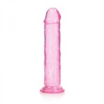 REALROCK CRYSTAL CLEAR JELLY 11 INCH DILDO