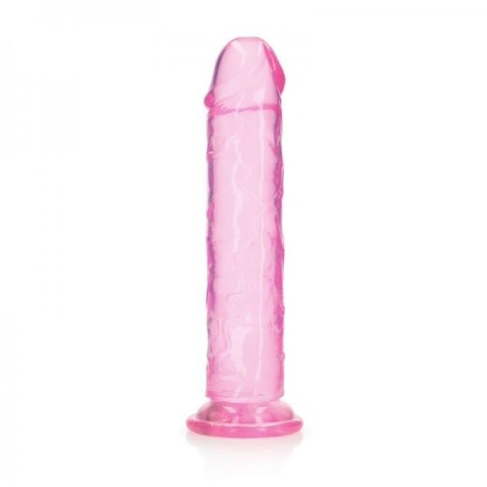 SHOTS REALROCK CRYSTAL CLEAR JELLY 11 INCH DILDO
