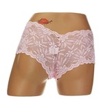 BOY LEG PANTY - PINK - LARGE