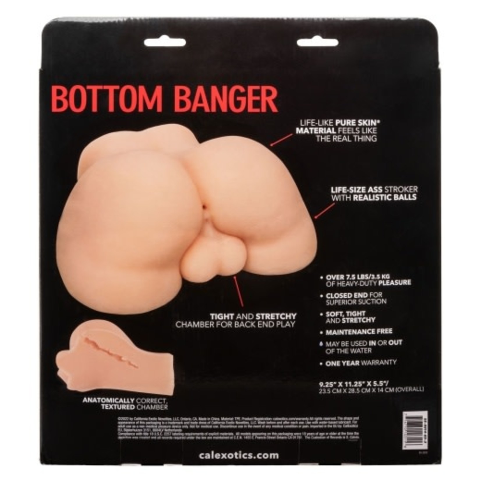 CALEXOTICS STROKE IT BOTTOM BANGER - IVORY