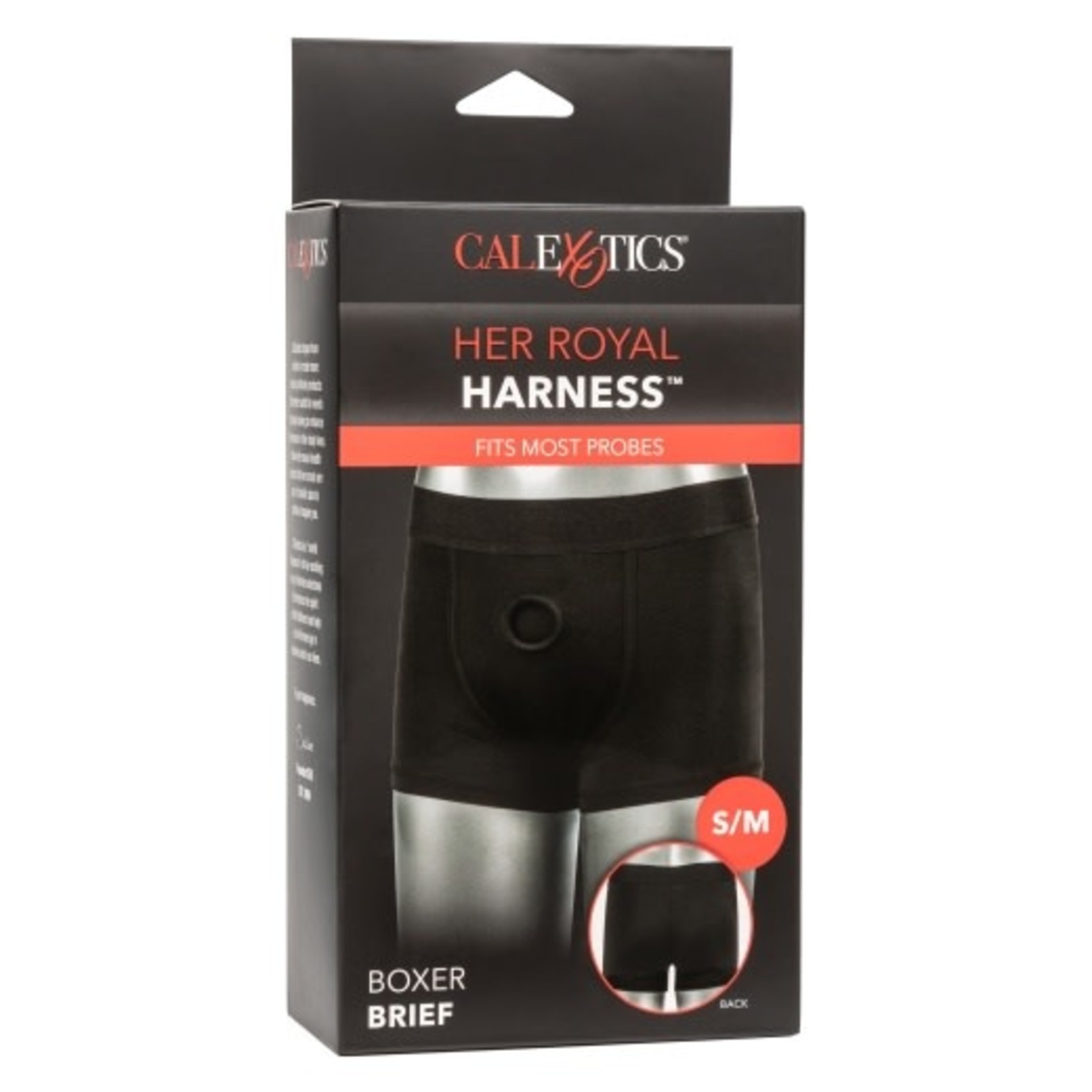 CALEXOTICS HER ROYAL HARNESS BOXER BRIEF - S/M