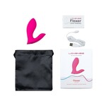 LOVENSE LOVENSE - FLEXER - BLUETOOTH INSERTABLE DUAL PANTY VIBRATOR - PINK