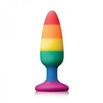 NSNOVELTIES NS - COLOURS - PRIDE EDITION - PLEASURE PLUG - MEDIUM - RAINBOW