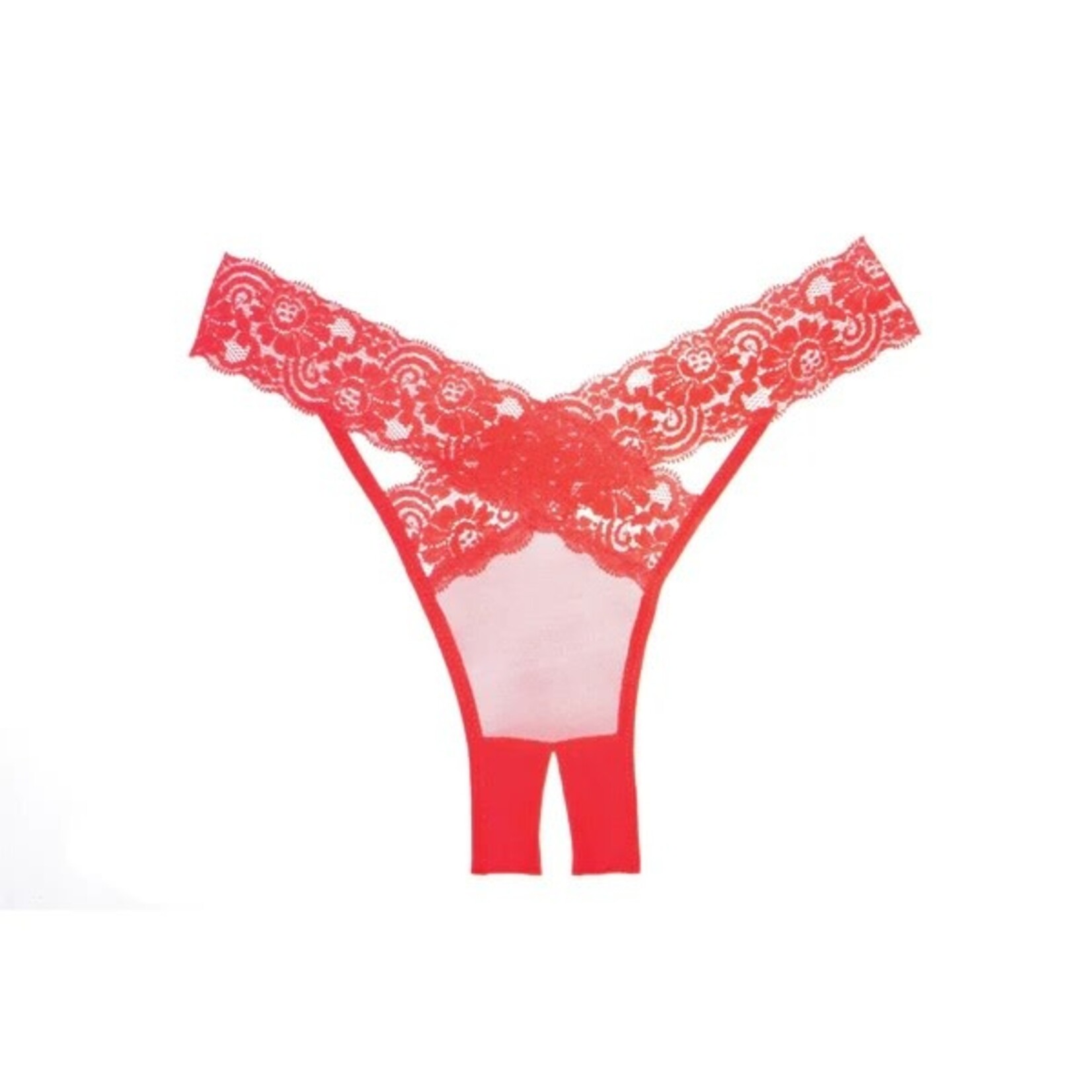 ALLURE LINGERIE ALLURE ADORE - DESIRE PANTY - ONE SIZE-RED