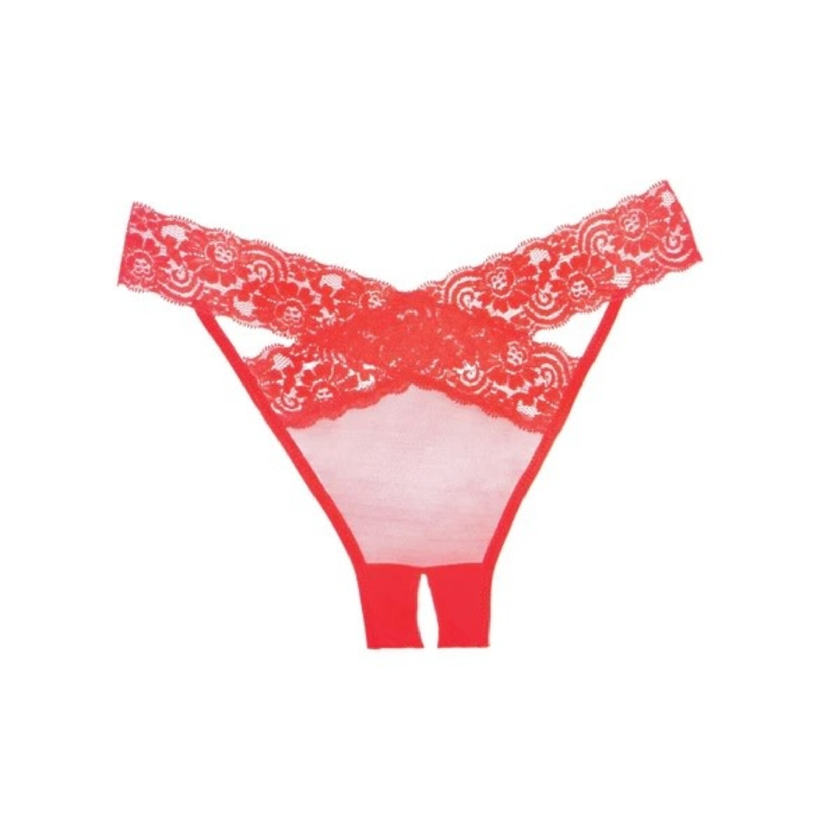 ALLURE LINGERIE ALLURE ADORE - DESIRE PANTY - ONE SIZE-RED
