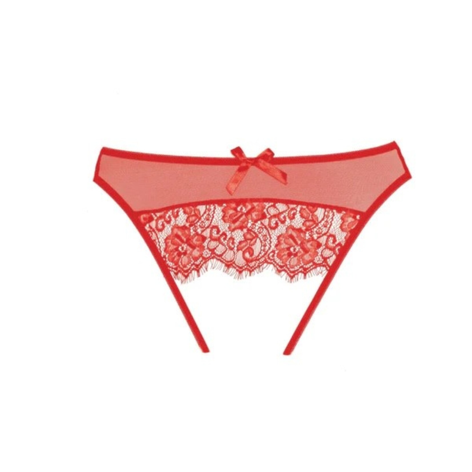 ALLURE LINGERIE ALLURE ADORE - EXPOSE RED PANTY - O/S