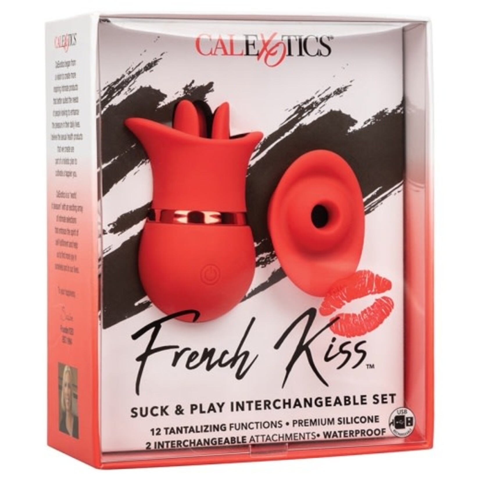 CALEXOTICS FRENCH KISS SUCK & PLAY INTERCHANGEABLE SET