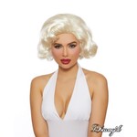 DREAMGIRL LINGERIE DREAMGIRL -  ADJUSTABLE RETRO MOVIE STAR WIG PLATINUM BLOND O/S