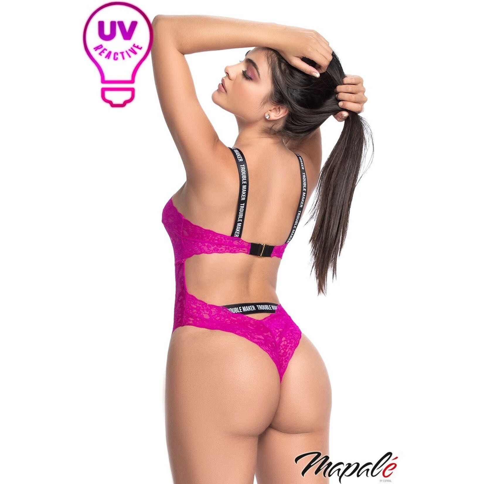 MAPALE MAPALE -  TROUBLEMAKER TEDDY HOT PINK M/L