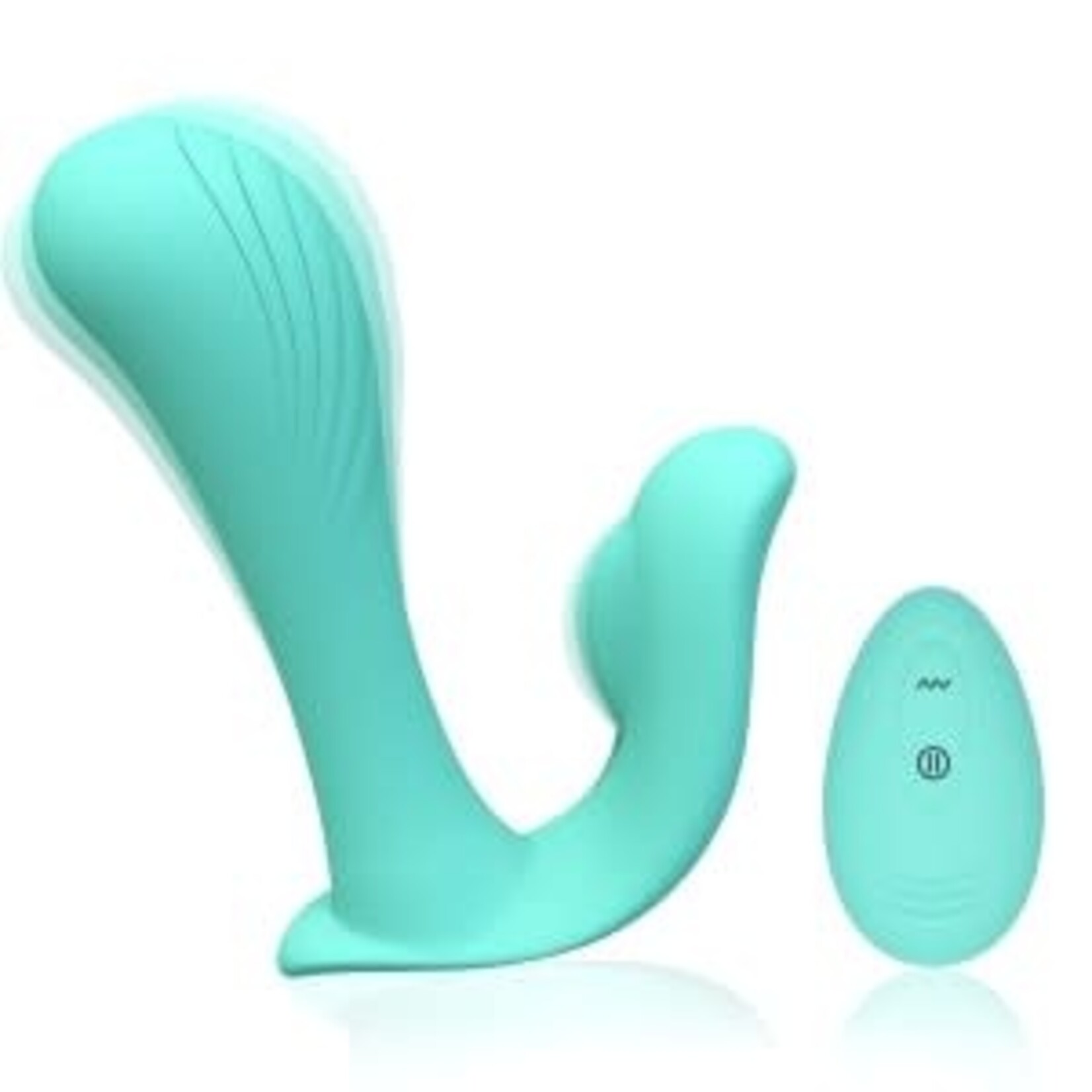 TRACY'S DOG TRACY'S DOG WEARABLE PANTY VIBRATOR WITH WIRELESS TEAL