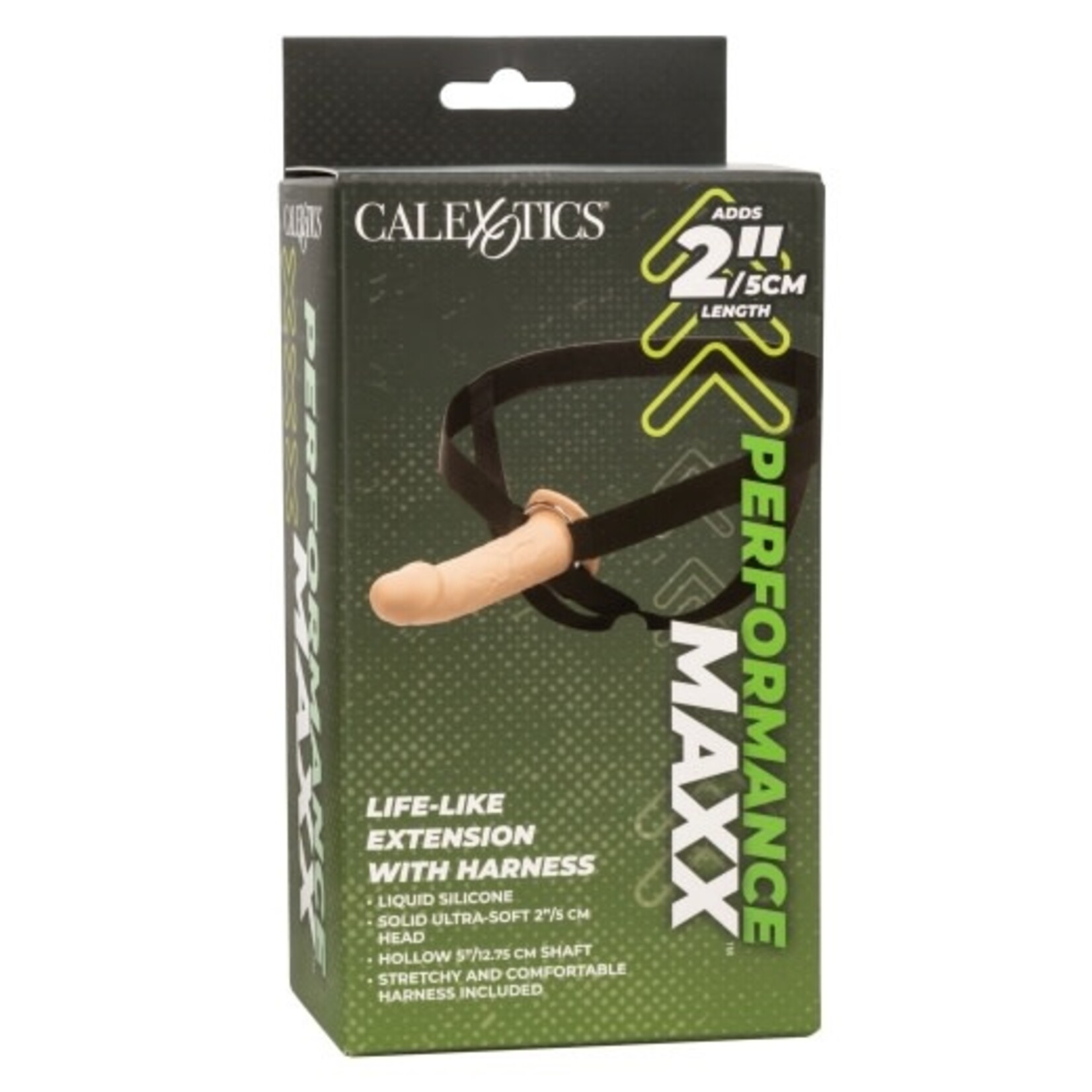 CALEXOTICS PERFORMANCE MAXX LIFE-LIKE EXTENSION WITH HARNESS - IVORY