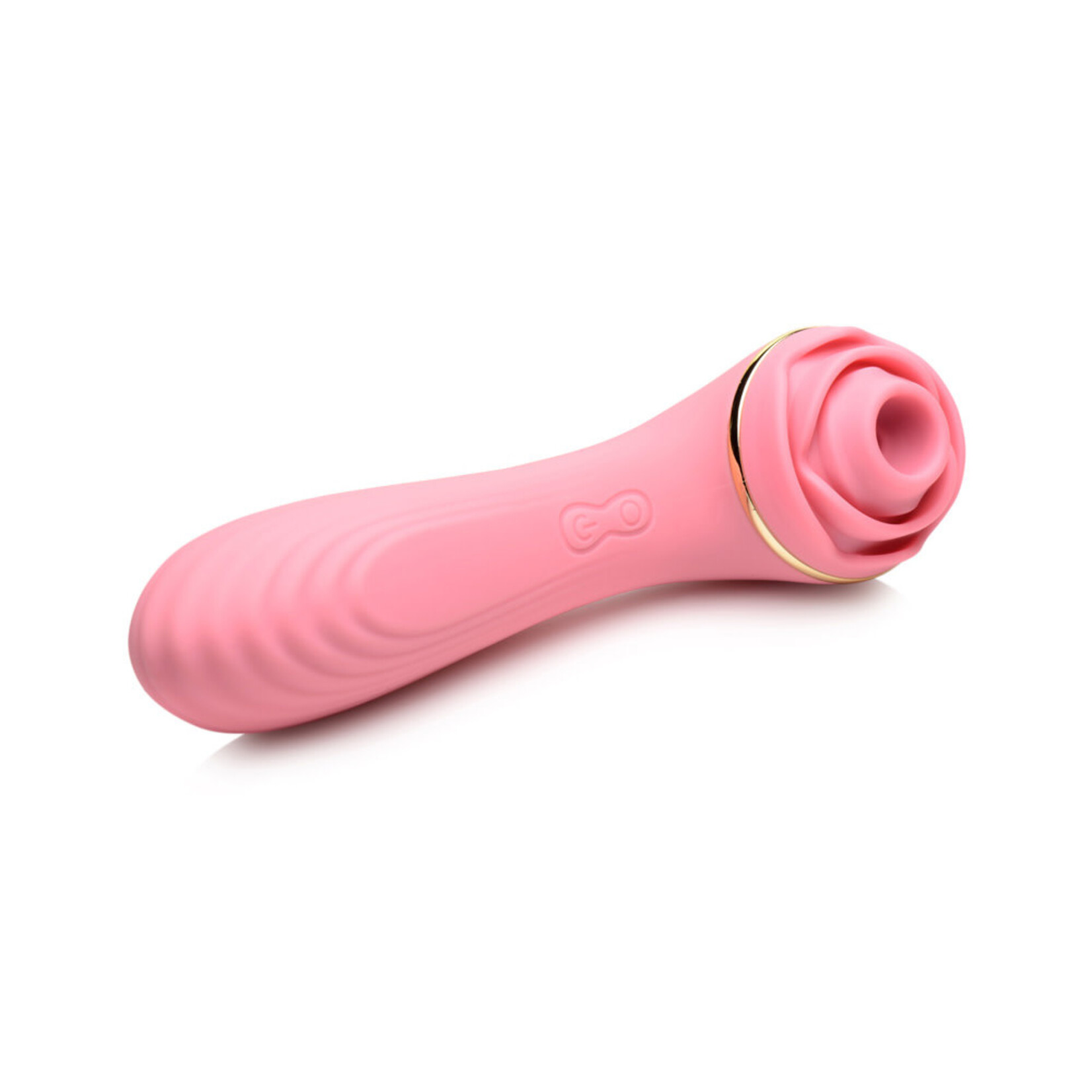 BLOOMGASM PASSION PETALS 10X SILICONE SUCTION ROSE VIBRATOR - PINK