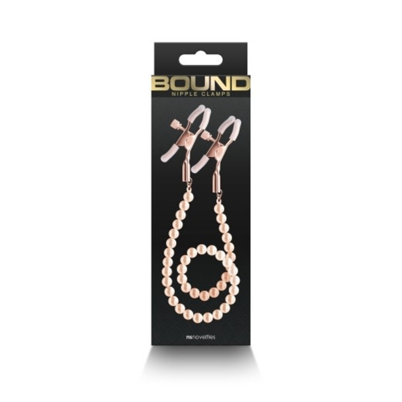NSNOVELTIES NS - BOUND - NIPPLE CLAMPS - DC1 - ROSE GOLD