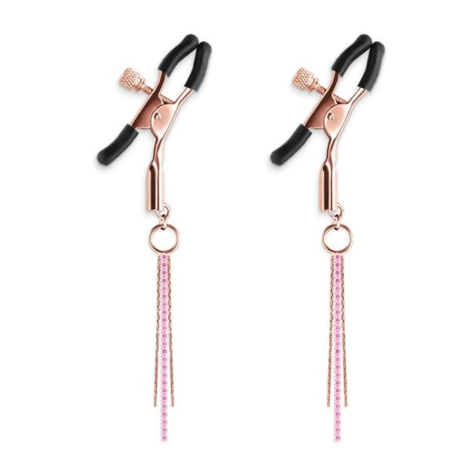 NSNOVELTIES NS - BOUND - NIPPLE CLAMPS - D3 - ROSE GOLD