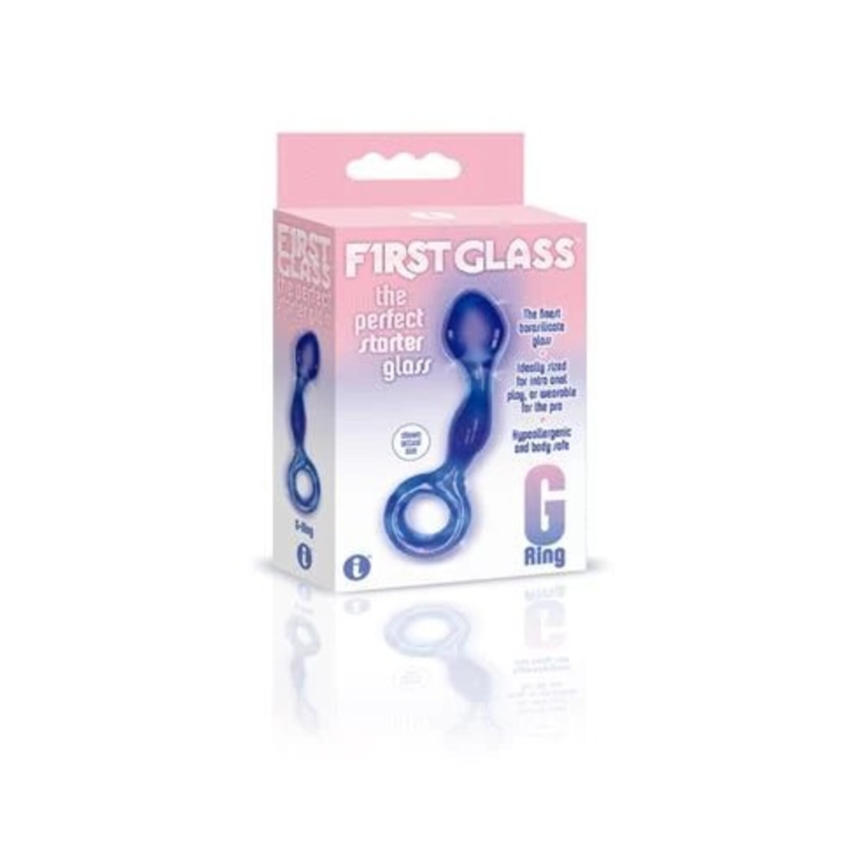 GLAS FIRST GLASS G-RING - ANAL AND PUSSY STIMULATOR