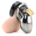 CB-X CHASTITY KITS - CB-6000S CHROME KIT WITH 2 1/2" CAGE