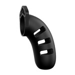 SHOTS SHOTS - MANCAGE - MODEL 21 - CHASTITY - 4.5" - SILICONE COCK CAGE - BLACK