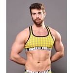 ANDREW CHRISTIAN ANDREW CHRISTIAN - PLAID SPORTS BRA LARGE