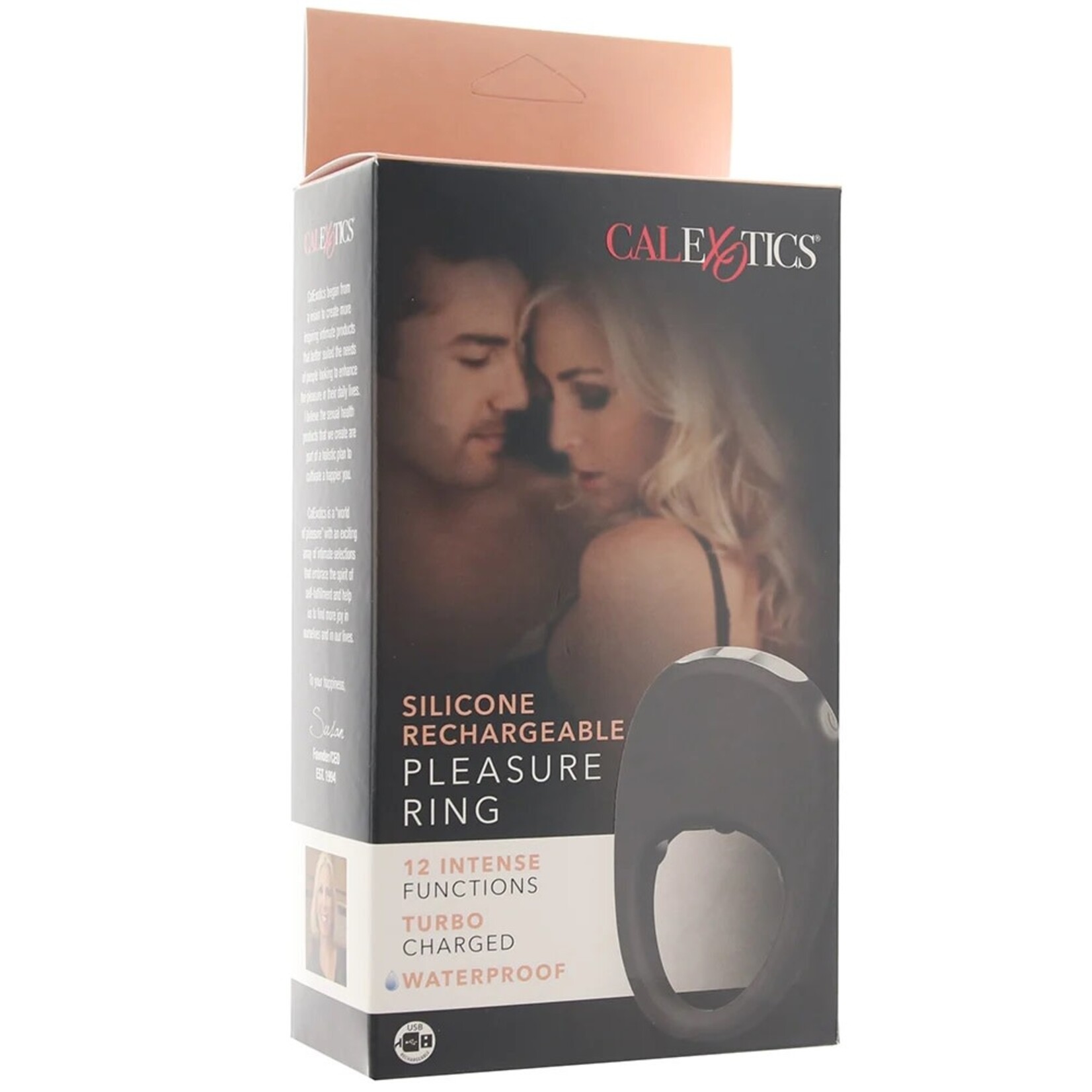 SATISFYER COUPLE'S ENHANCERS SILICONE RECHARGEABLE PLEASURE RING