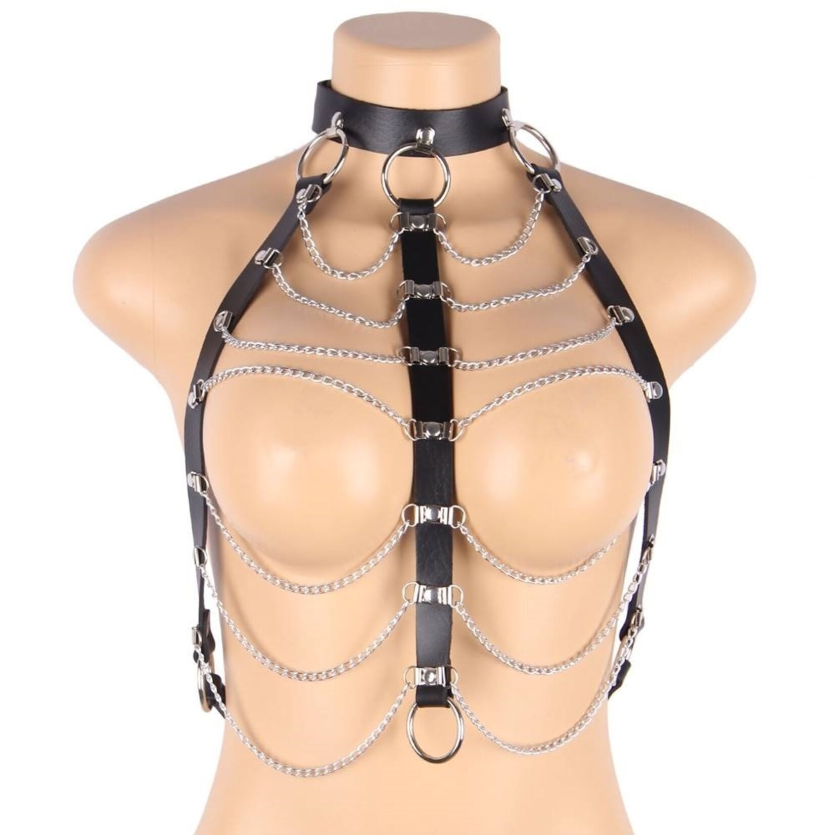 OH YEAH! OH YEAH! -  PUNK ALL-MATCH TREND COLLAR BELT PERFORMANCE JEWELRY NECKLACE ONE SIZE
