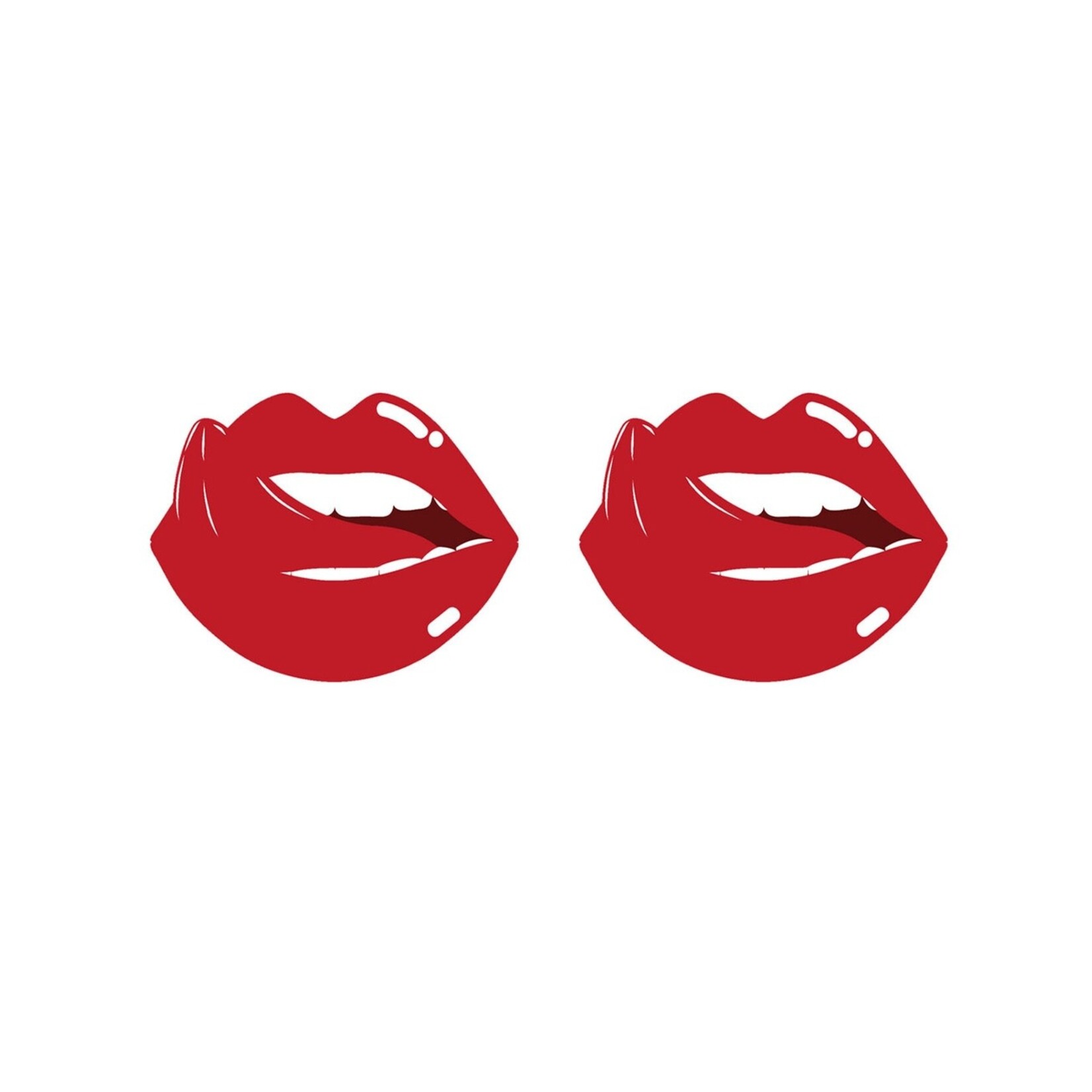OH YEAH! -  SEXY RED LIPS NIPPLE COVER ONE SIZE
