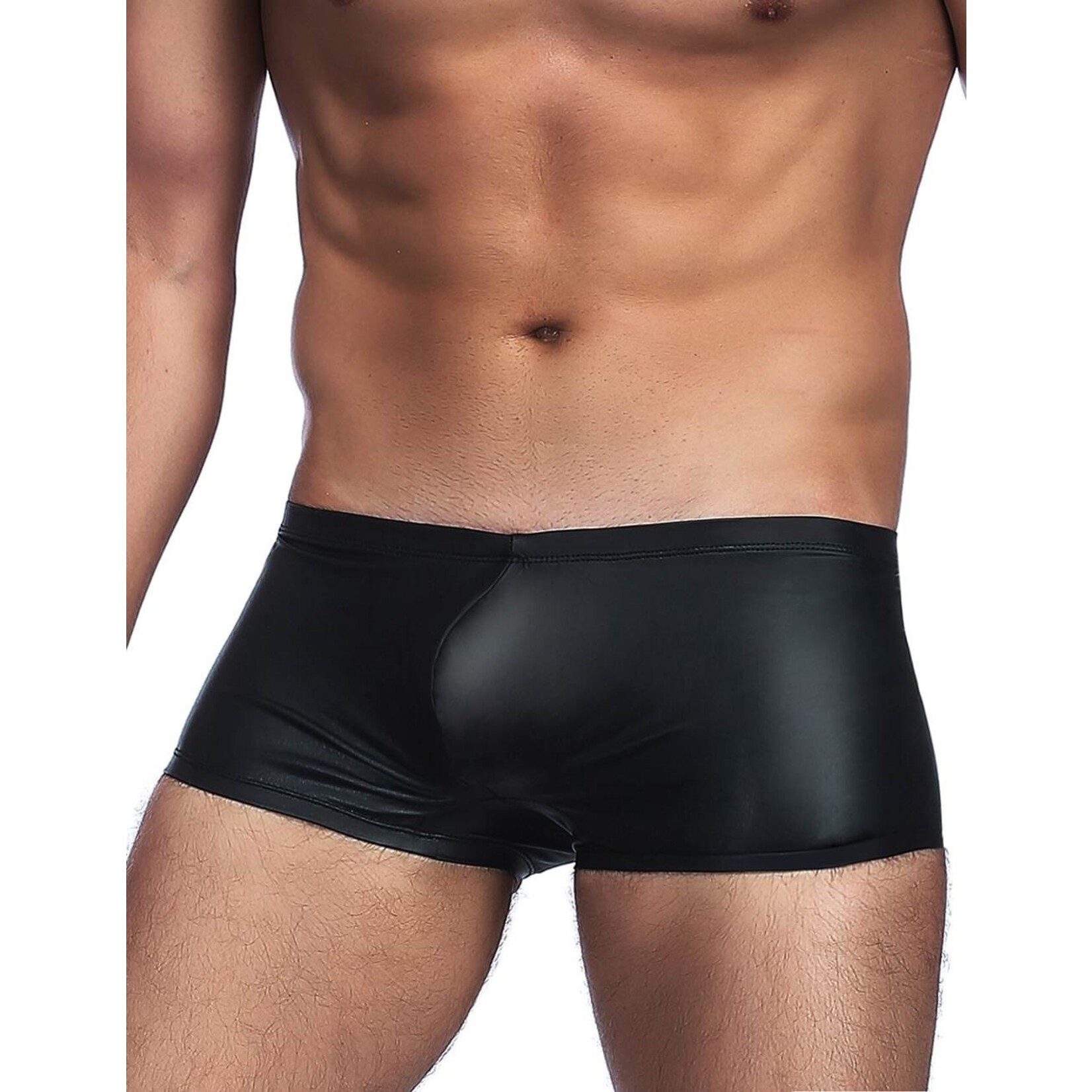 OH YEAH! -  BLACK LEATHER SEXY PANTY FOR MAN L